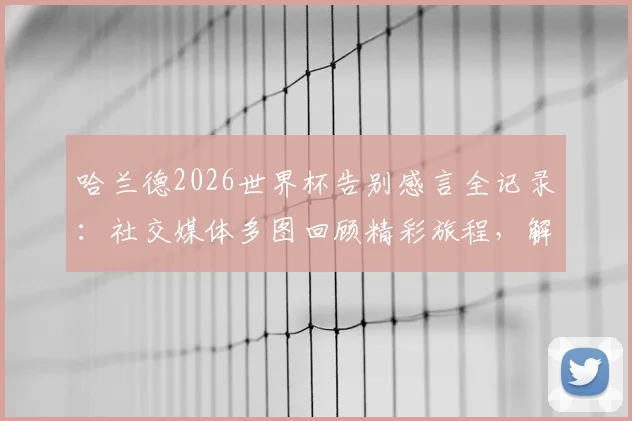 哈兰德2026世界杯告别感言全记录：社交媒体多图回顾精彩旅程，解析挪威巨星未来计划